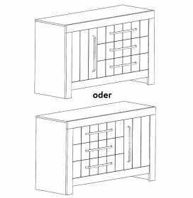 Breite Kommode Cannes