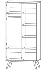 Schrank 2T Nils