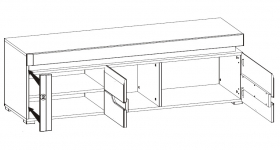 TV-Schrank 152 Iris