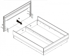 Doppelbett Iris