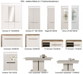 Schlafzimmer komplett Iris Set B