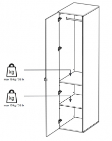 Schrank 1-trig Dream