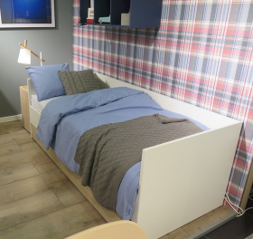 Bett 200x90 mit Lattenrost & Bettkasten Dream