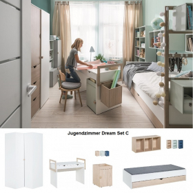 Jugendzimmer komplett Dream Set C