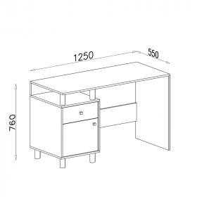 Schreibtisch 125 Ferry