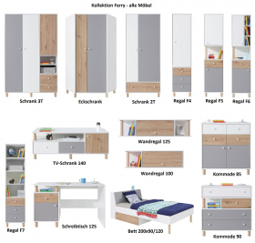 Jugendzimmer komplett Ferry Set A