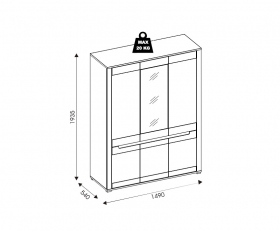 Schrank 3T Jorck