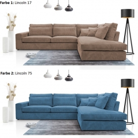 Ecksofa Eckcouch Wohnlandschaft Coral