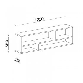 Wandregal 120 Phil