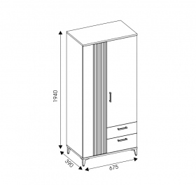 Schrank 2T Aria