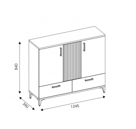 Kommode 125 Aria