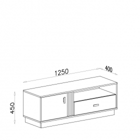 TV-Schrank Alanis