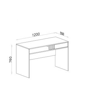 Schreibtisch 120 Alanis