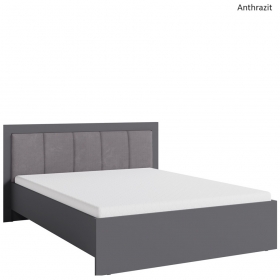 Doppelbett mit Lattenrost und Bettkasten 200x140/160/180 Saga